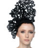 BLACK LASER CUT FELT HEADBAND
