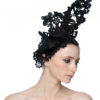 BLACK LASER CUT FELT HEADBAND - Image 2