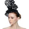 BLACK LASER CUT FELT HEADBAND - Image 3