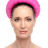 BRIGHT PINK RAFFIA CROWN