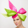 FUCHSIA AND GREEN BOW