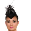 WHITE AND BLACK FEATHER DIAMOND AND WHITE/BLACK FLAIR