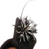 WHITE AND BLACK FEATHER DIAMOND AND WHITE/BLACK FLAIR - Image 3