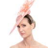 CORAL LIGHT PINK SLANTED WITH FEATHERS AND BOWS - Image 2