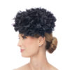 BLACK FLORAL PILLBOX FASCINATOR - Image 3