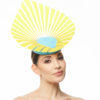 YELLOW AND AQUA PERSPEX SWIRL - Image 2