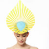 YELLOW AND AQUA PERSPEX SWIRL - Image 6