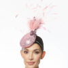 SEQUIN COCKTAIL HAT IN LIGHT PINK