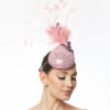 SEQUIN COCKTAIL HAT IN LIGHT PINK - Image 5