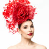 RED FLOWER WITH EXPLODING FEATHERS - Image 2
