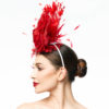RED FLOWER WITH EXPLODING FEATHERS - Image 5