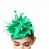 KENDALL GREEN FEATHER CAP - Image 4