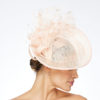 Pale Pink Disc with Feather Embellishment - Image 3