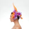 Purple and orange floating side feathers - Image 3