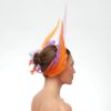 Purple and orange floating side feathers - Image 5