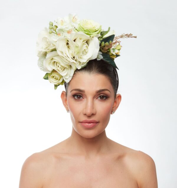 Light green flower crown