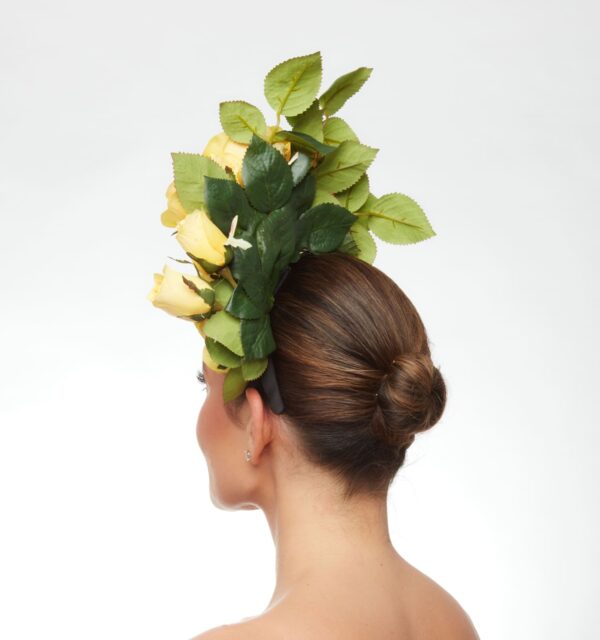 Yellow roses headband - Image 3