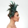 Teal flower feathers - Image 5
