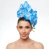 Bright blue orchids