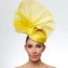 Yellow silk fan