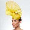 Yellow silk fan - Image 2