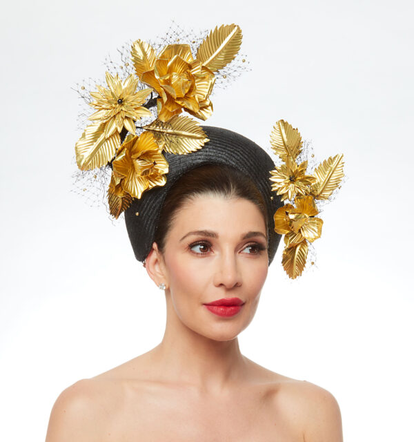 Gold flower crown - Image 2